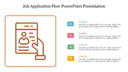 Ready To Use Job Application Flow PowerPoint Presentation