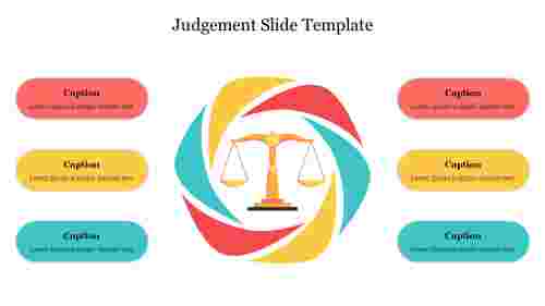 Multinode Judgement Slide Template PPT Presentation