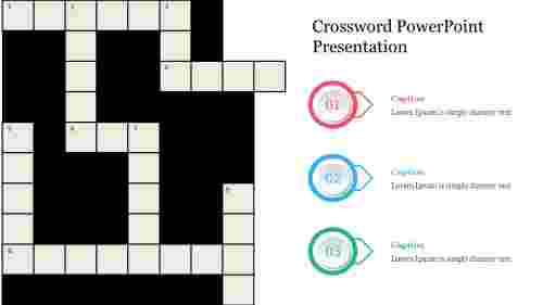 Amazing Crossword PowerPoint Presentation Slide Template