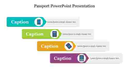 The Best Passport PowerPoint Presentation Slide Template