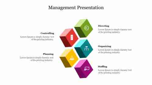 Attractive Management Presentation Template Slide Design