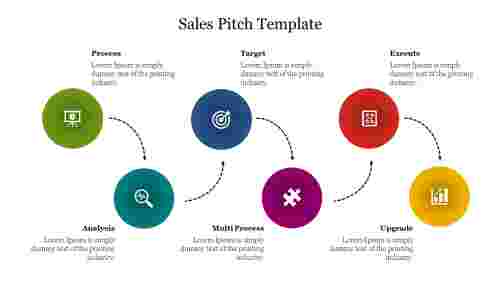 Stunning Sales Pitch Template For Presentation Slide