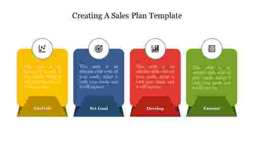 Attractive Creating A Sales Plan Template Slide Design