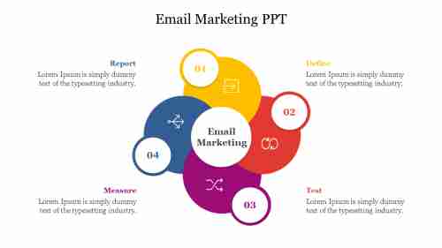 Attractive Email Marketing PPT Presentation Template 