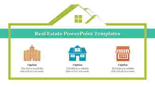 Editable Real Estate PowerPoint Templates Slide
