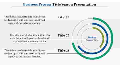 Get Business Process PowerPoint Template-Three Node
