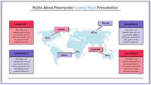 PowerPoint Country Maps Presentation Slide Template
