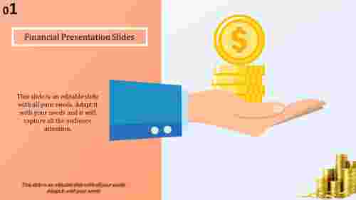 Attractive Financial Presentation PPT Slide Template