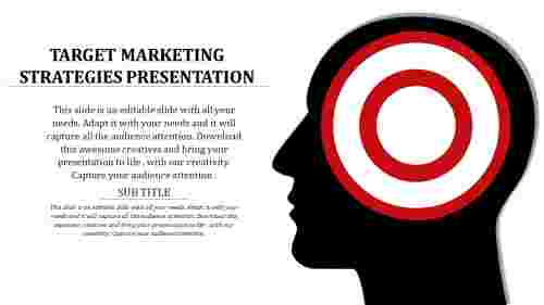 Get Our Target Marketing Strategies PPT Slide Design