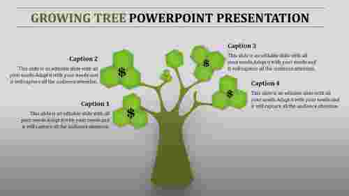 Growing Tree PowerPoint Template