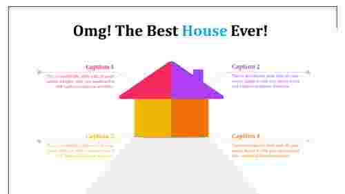 Colorful House Presentation Template Slide Design