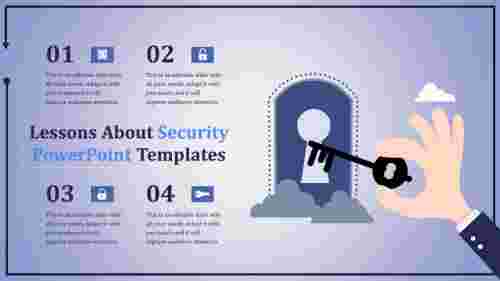 Security%20powerpoint%20templates-Four%20stages