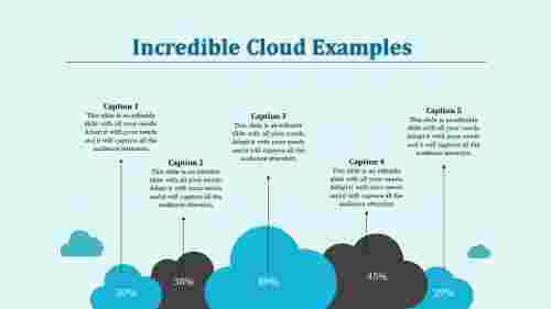 Stunning Cloud PowerPoint Template Presentation Design