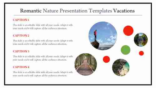 Our Predesigned Nature Presentation Templates-4 Node