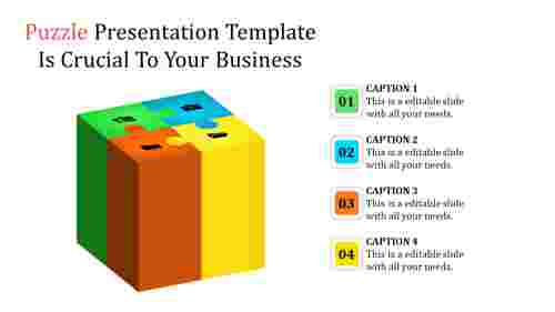 Stunning%20Puzzle%20Presentation%20Template%20With%20Four%20Node