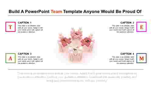 Amazing PowerPoint Team Template Slide Designs