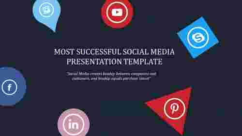 Social media presentation template - Title Slide
