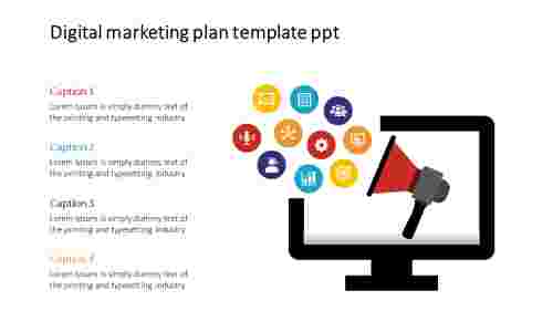 Amazing Digital Marketing Plan Template PPT Design