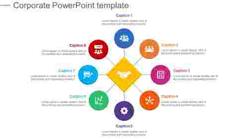 Simple Editable Corporate PowerPoint Template Presentation