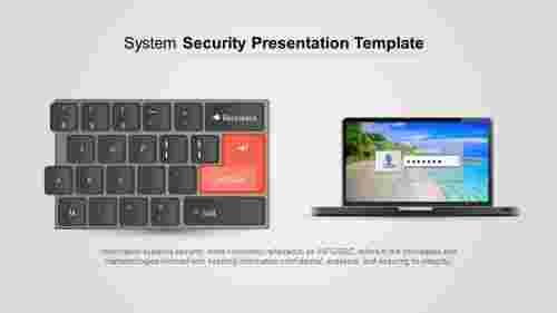 A two noded security presentation template