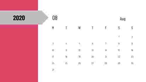 Amazing PowerPoint Calendar Template Slide Designs