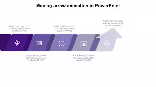 Editable Moving Arrow Animation In PowerPoint Presentation