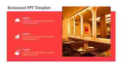 Attractive Restaurant Marketing PPT Template Slide