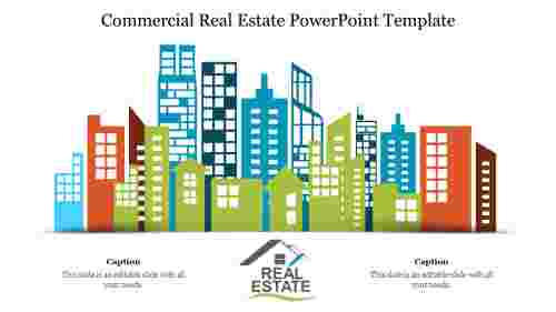 Commercial Real Estate PowerPoint Template Slide