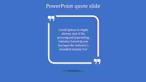 Business Strategy Quotes PowerPoint Template