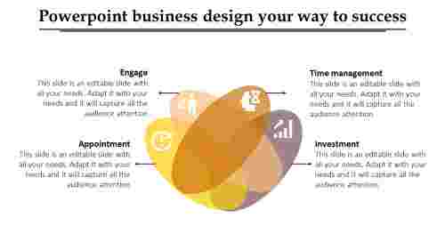 Incredible PowerPoint Business Design In Oval Model
