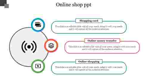 Creative online shop PPT