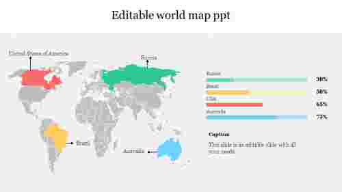 Awesome%20Editable%20World%20Map%20PPT%20Presentation-Four%20Node