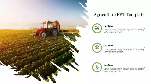 Editable Agriculture Process PowerPoint Slide Template