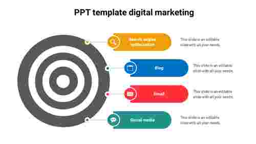 Our Predesigned PPT Template Digital Marketing Presentation