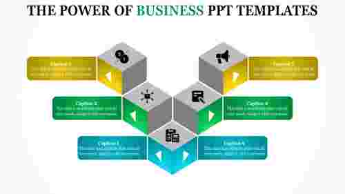 Affordable Business PPT Templates Slide Design-3 Node