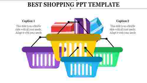 Awesome Shopping PPT Template Presentation Designs