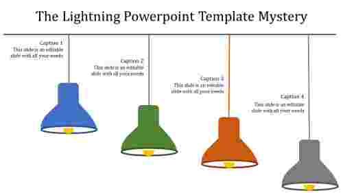 Eye-Catching Lightning PowerPoint Template Designs