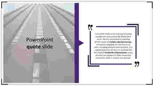Buy Highest Quality Predesigned PowerPoint Quote Slide