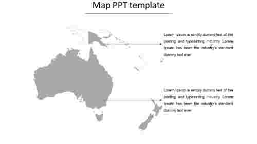 Amazing%20Map%20PPT%20Template%20Slide%20Designs%20With%20Two%20Node