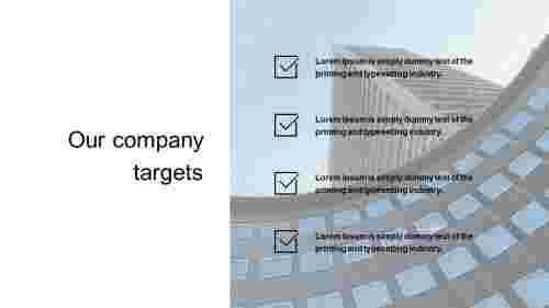 Company Target Presentation Template