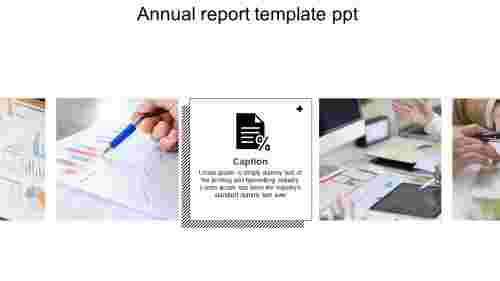 Attractive Annual Report Template PPT Slide Designs