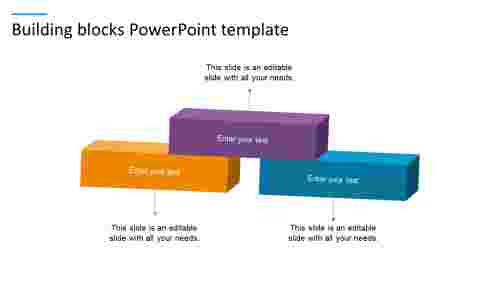 Incredible Building Blocks PowerPoint Template Designs