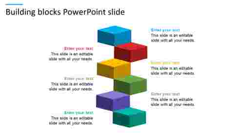 Building Blocks PowerPoint Slide Template Presentation