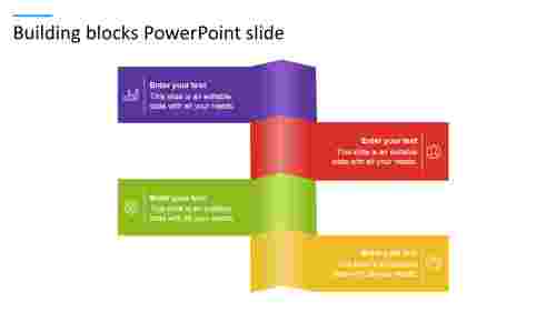 Amazing Building Blocks PowerPoint Slide Template Design