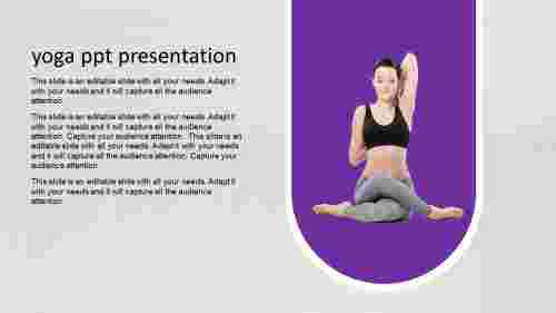 Creative Yoga PPT Presentation Slide Template Designs