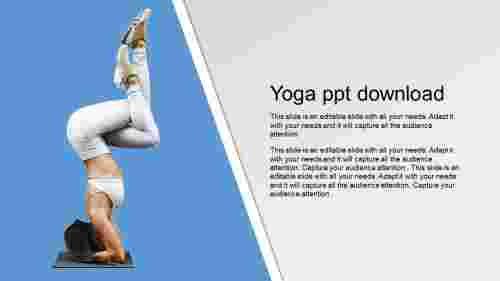 Editable Yoga PPT Download Slide Templates Designs