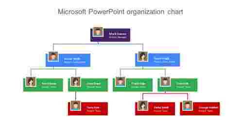 microsoft powerpoint organization chart template