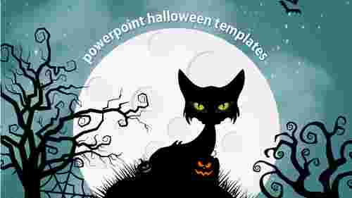Microsoft PowerPoint Halloween Templates With Scary Background