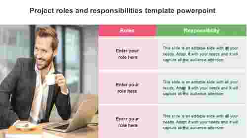 Best Project Roles And Responsibilities Template PowerPoint