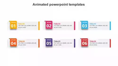 Free Animated PPT Templates Free Download-Four Node